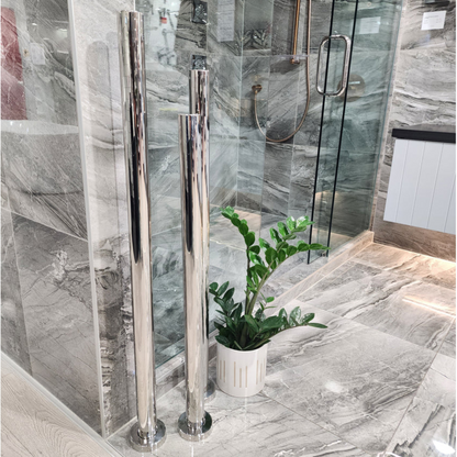 CODE PURE FREESTANDING HEATED TOWEL RAILCHROME