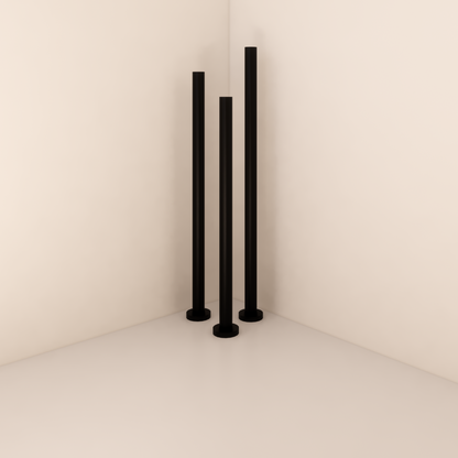 FREESTANDING HEATED TOWEL RAIL MATTE BLACK