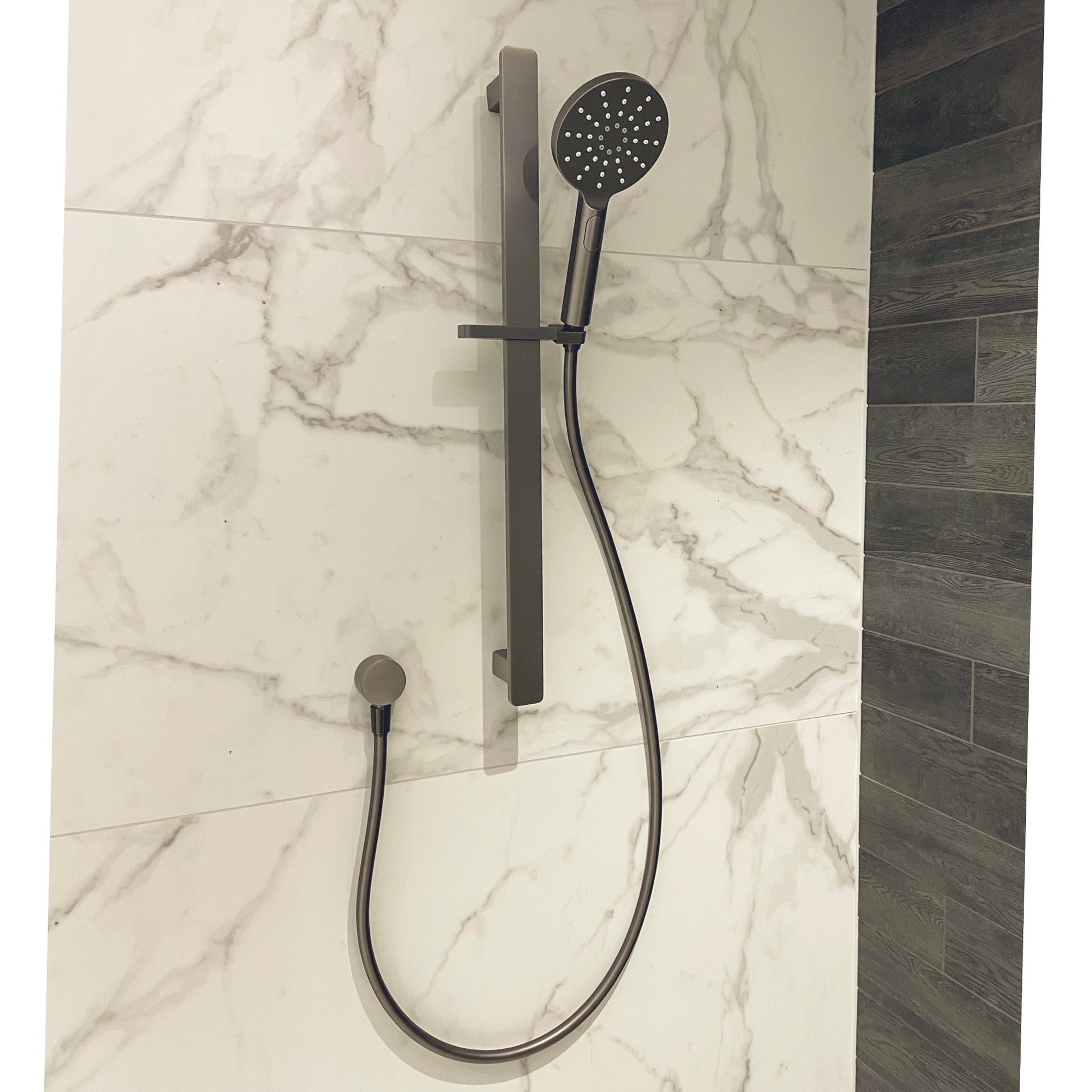 CODE PURE ROUND ADJUSTABLE SLIDE SHOWER GUNMETAL