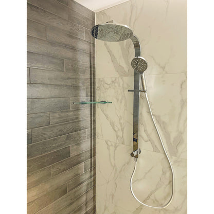 CODE PURE ROUND SHOWER COLUMN 3 FUNCTION CHROME