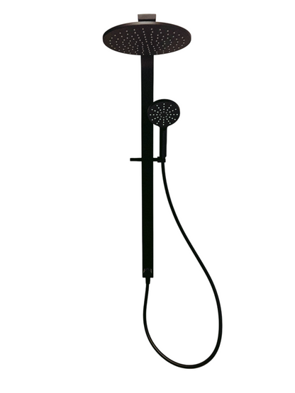 CODE PURE ROUND SHOWER COLUMN 3 FUNCTION MATTE BLACK