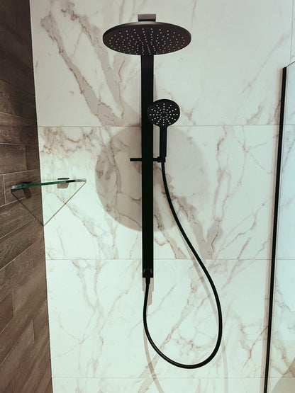 CODE PURE ROUND SHOWER COLUMN 3 FUNCTION MATTE BLACK