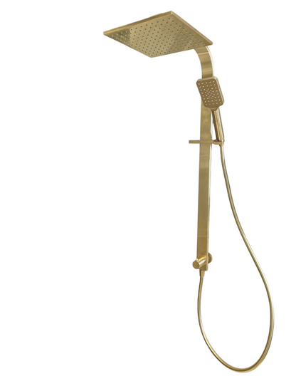 CODE PURE SQUARE SHOWER COLUMN 3 FUNCTION BRUSHED BRASS