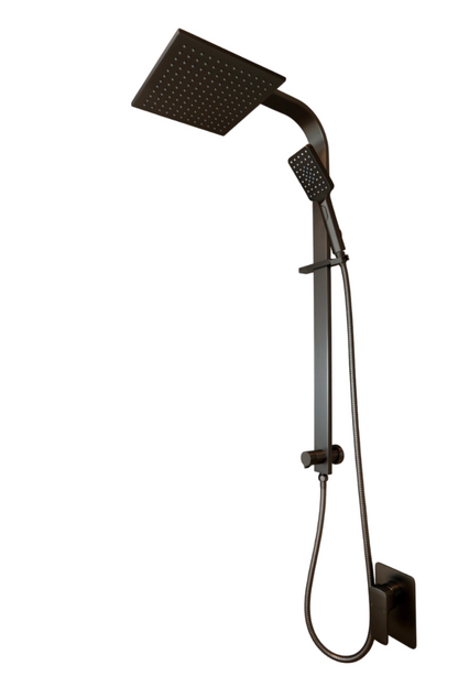 CODE PURE SQUARE SHOWER COLUMN 3 FUNCTION GUNMETAL