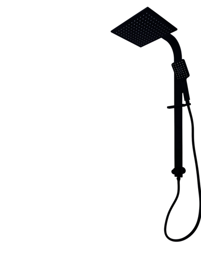 CODE PURE SQUARE SHOWER COLUMN 3 FUNCTION MATTE BLACK