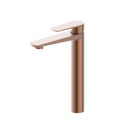 CODE PURE TALL VESSEL BASIN MIXER BRUSHED COPPER
