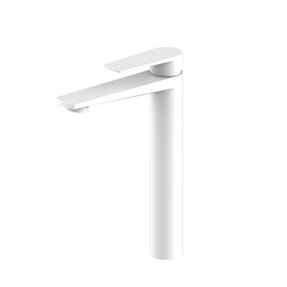 CODE PURE TALL VESSEL BASIN MIXER MATTE WHITE