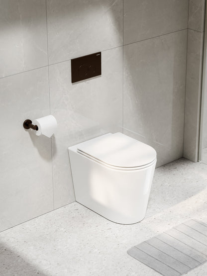 CODE PURE TYPHOON INWALL TOILET SUITE | BRUSHED BRONZE BUTTON