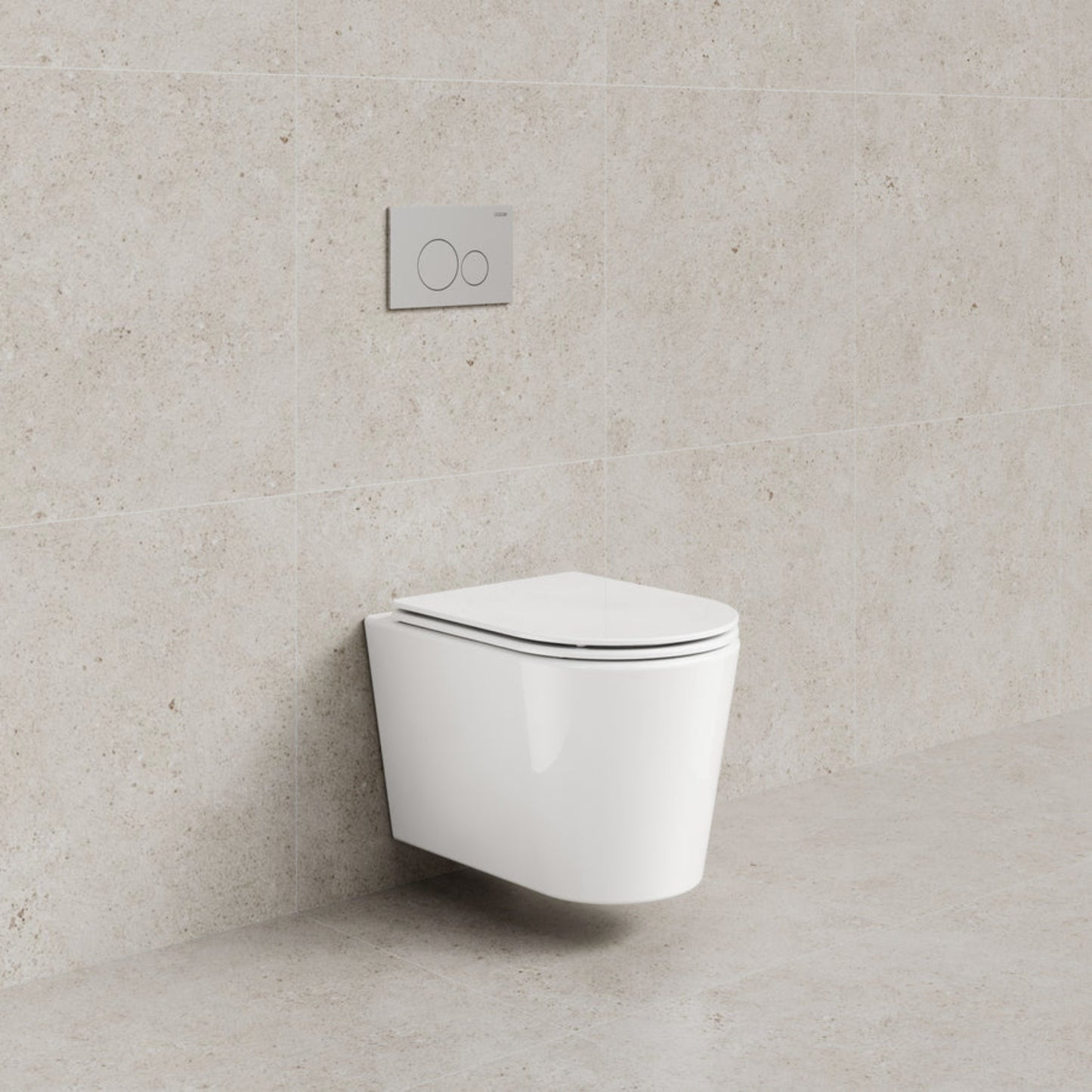 CODE PURE TYPHOON WALL HUNG TOILET SUITE | CHROME BUTTON