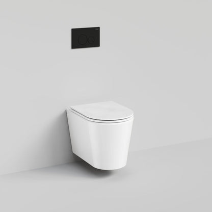 CODE PURE TYPHOON WALL HUNG TOILET SUITE | MATTE BLACK BUTTON