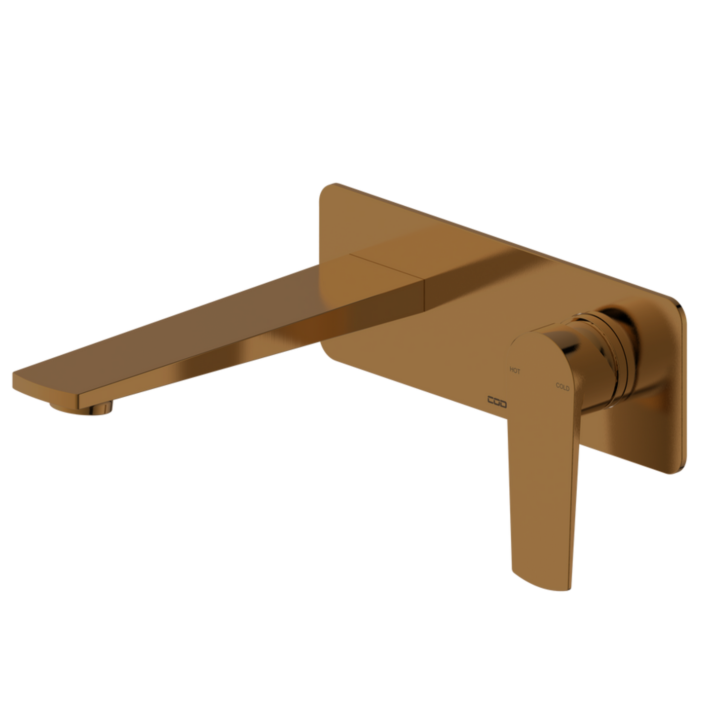 CODE PURE WALL MOUNTED BASIN MIXER BRUSHED COPPER