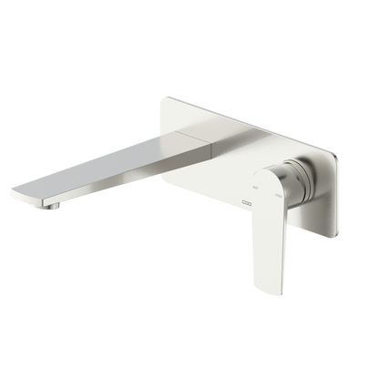 CODE PURE WALL MOUNTED BASIN MIXER BRUSHED NICKEL