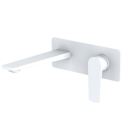 CODE PURE WALL MOUNTED BASIN MIXER MATTE WHITE