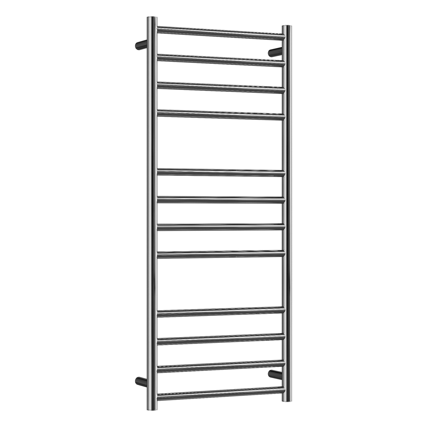 CODE ROUND HEATED TOWEL LADDERS 1200X500 CHROME