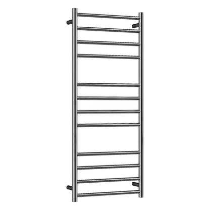 CODE ROUND HEATED TOWEL LADDERS 1200X500 CHROME