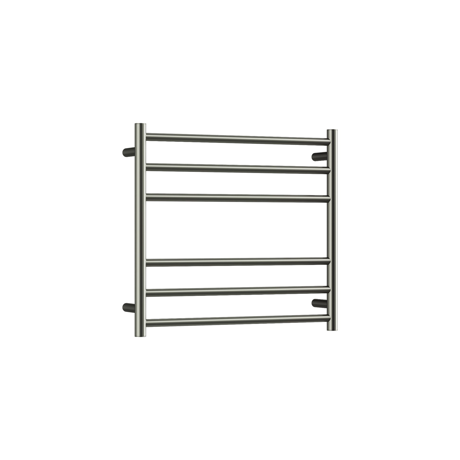 CODE ROUND HEATED TOWEL LADDERS 600X650 BRUSHED NICKEL