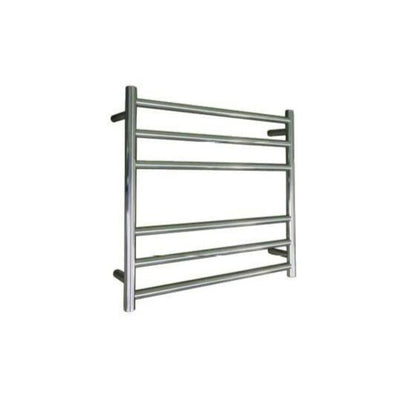 CODE ROUND HEATED TOWEL LADDERS 600X650 CHROME
