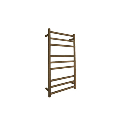 CODE ROUND HEATED TOWEL LADDERS 900X500 AGED BRASS