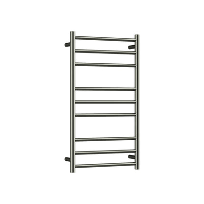 CODE ROUND HEATED TOWEL LADDERS 900X500 BRUSHED STAINLESS