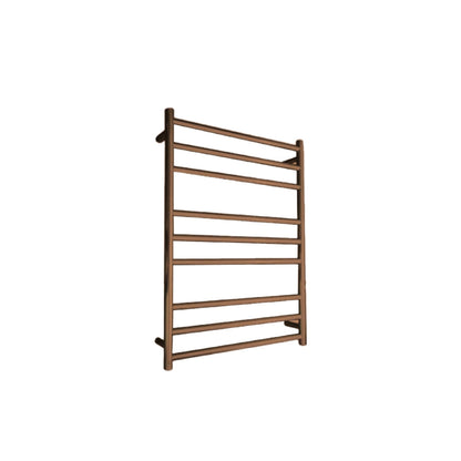 CODE ROUND HEATED TOWEL LADDERS 900X650 AGED BRASS