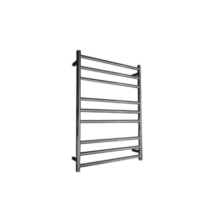CODE ROUND HEATED TOWEL LADDERS 900X650 GUNMETAL