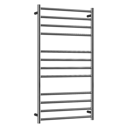 CODE ROUND HEATED TOWEL LADDER 1200X650 CHROME