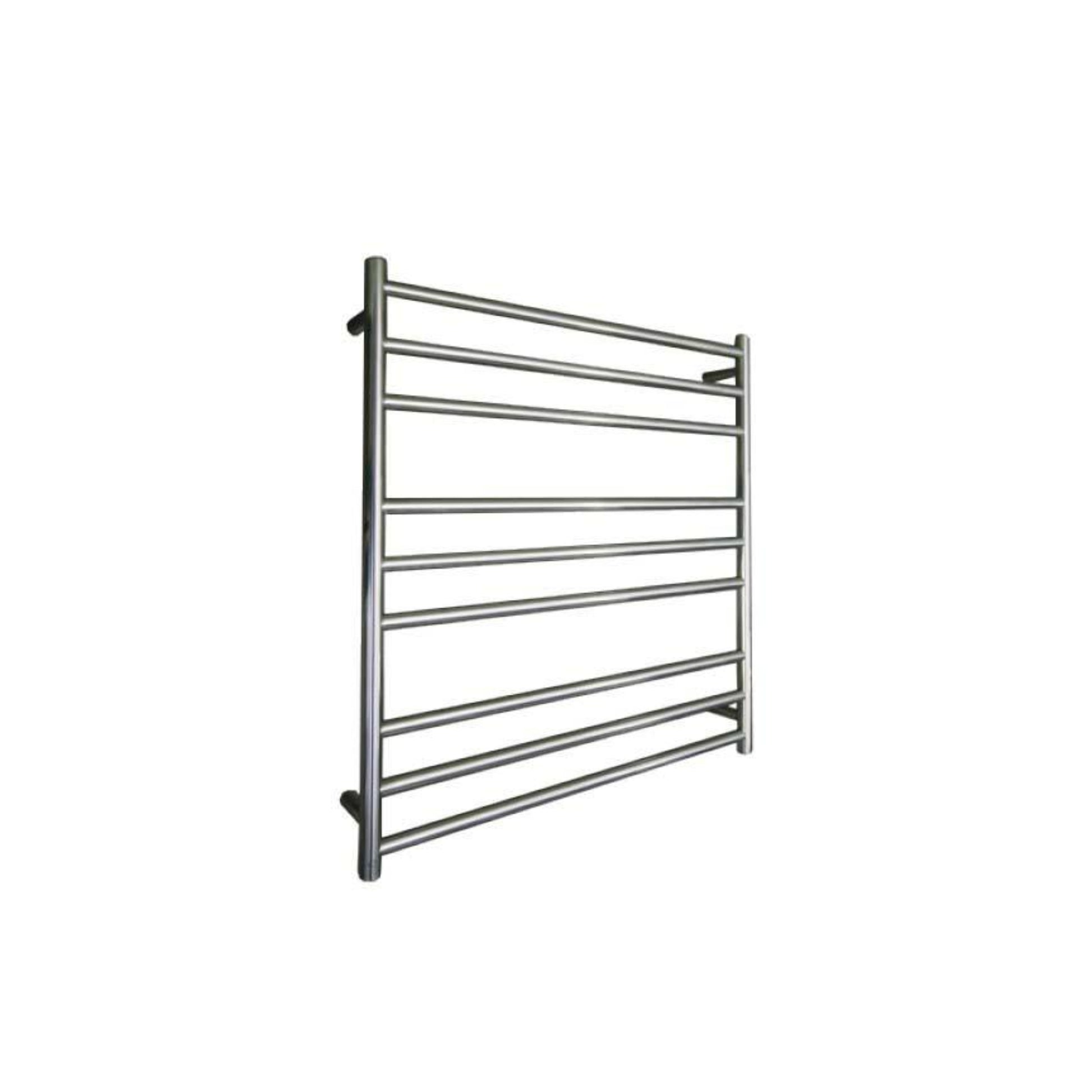 CODE ROUND HEATED TOWEL LADDER 900X850 CHROME