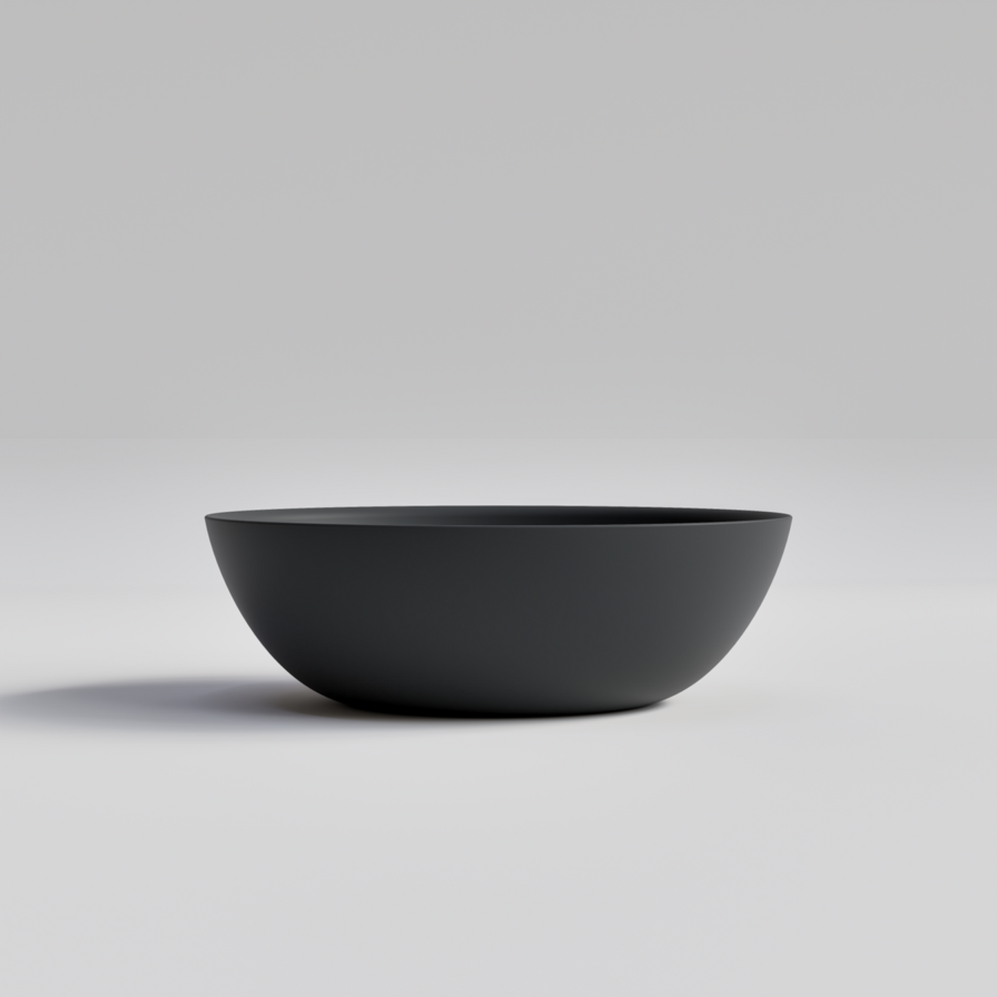 ROUND DARK GREY BATHROOM BASIN