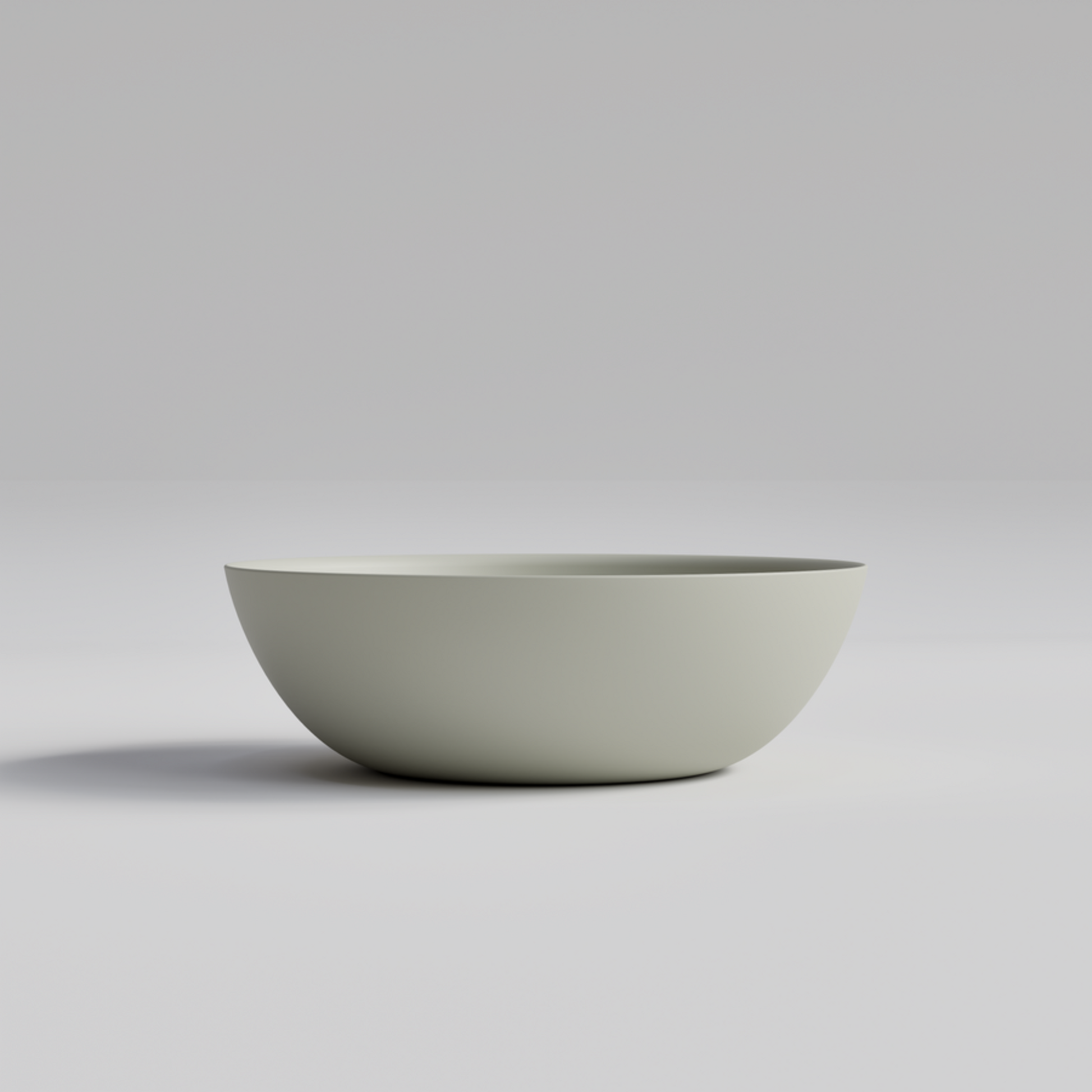 ROUND LIGHT GREY BATHROOM BASIN