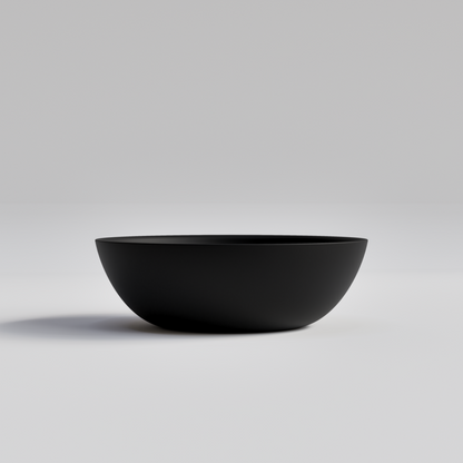 ROUND MATTE BLACK BATHROOM BASIN