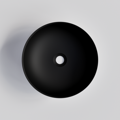 ROUND MATTE BLACK BATHROOM BASIN