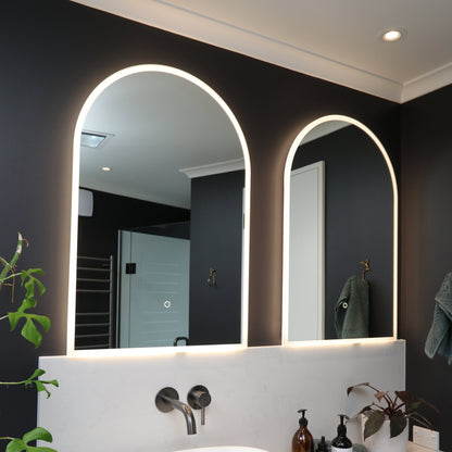 CODE SOLACE ARCH LED BATHROOM MIRROR 600X900MM