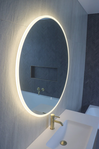 CODE SOLACE ROUND LED BATHROOM MIRROR