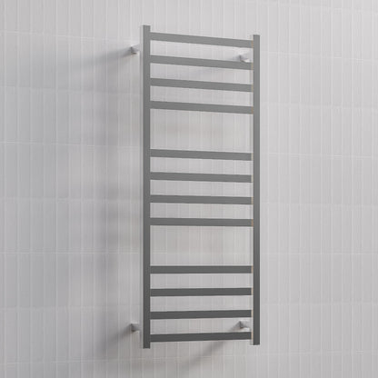 CODE SQUARE HEATED TOWEL LADDERS 1200X500 CHROME