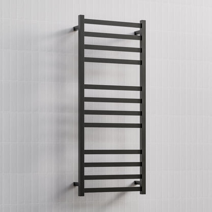 CODE SQUARE HEATED TOWEL LADDERS 1200X500 GUNMETAL