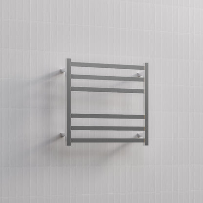 CODE SQUARE HEATED TOWEL LADDERS 600X650 CHROME