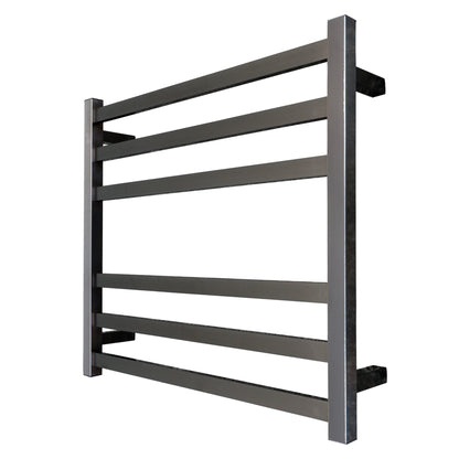 CODE SQUARE HEATED TOWEL LADDERS 600X650 GUNMETAL