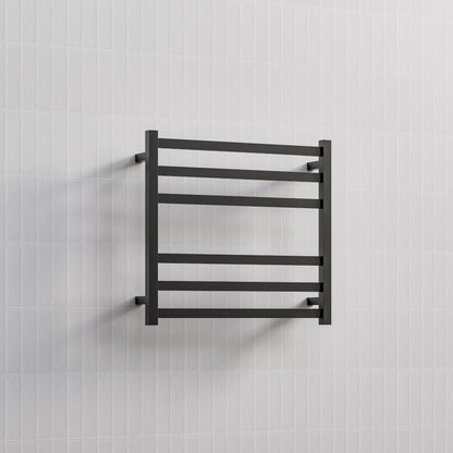 CODE SQUARE HEATED TOWEL LADDERS 600X650 GUNMETAL