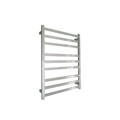 CODE SQUARE HEATED TOWEL LADDERS 900X650 BRUSHED STAINLESS
