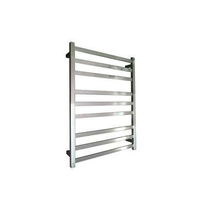 CODE SQUARE HEATED TOWEL LADDERS 900X650 CHROME
