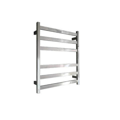 CODE SQUARE HEATED TOWEL LADDER 600X500 CHROME