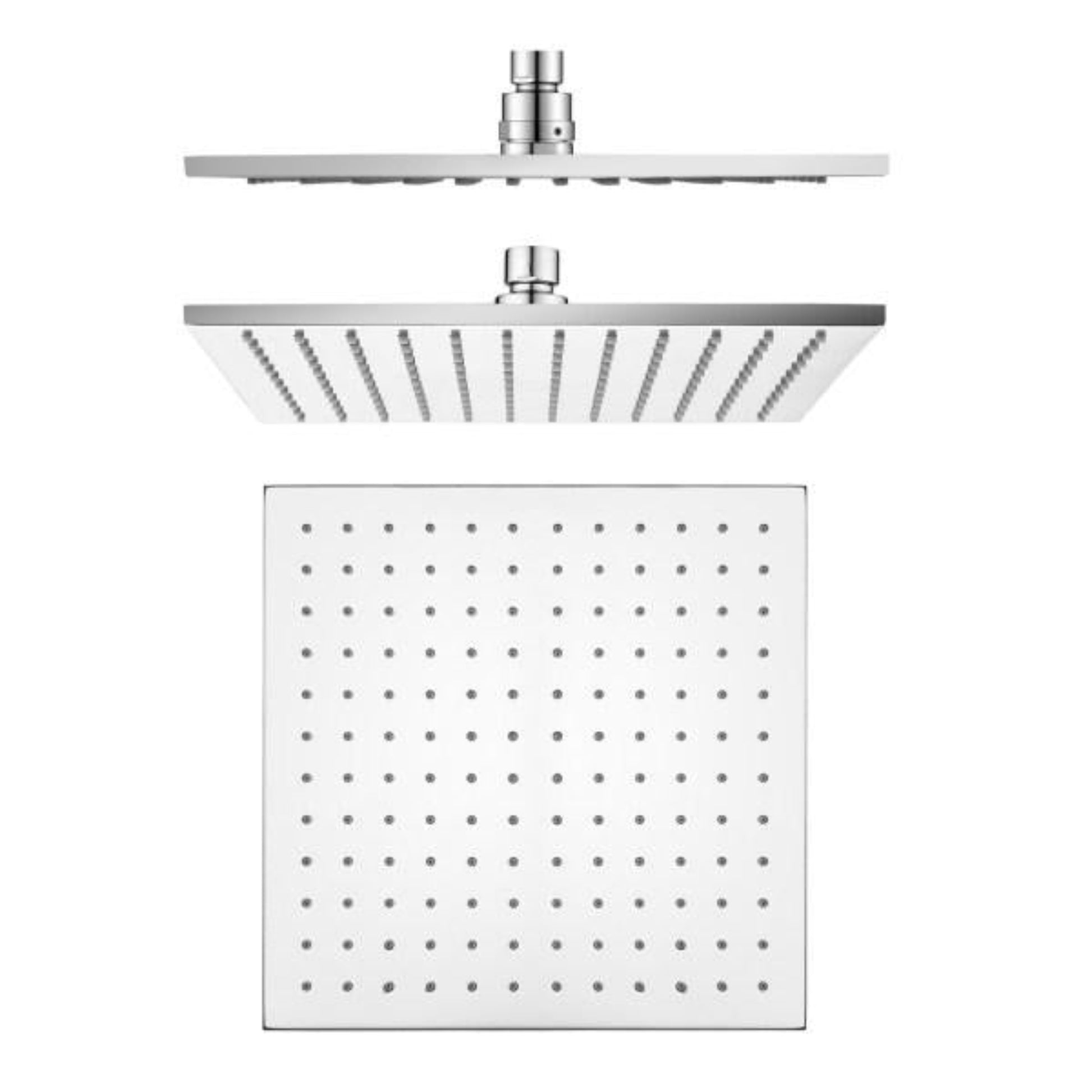 CODE SQUARE SHOWER RAIN HEAD CHROME