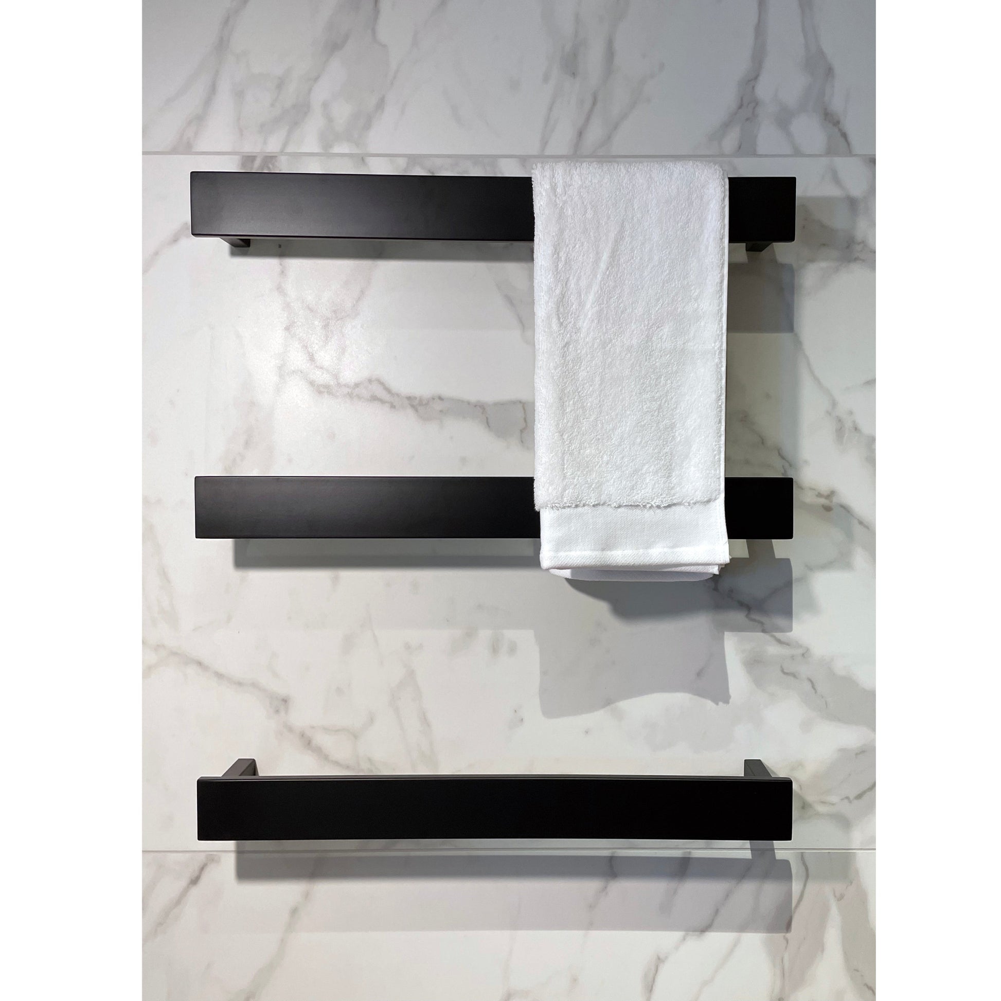 SQUARE SINGLE BARS 500 MATTE BLACK
