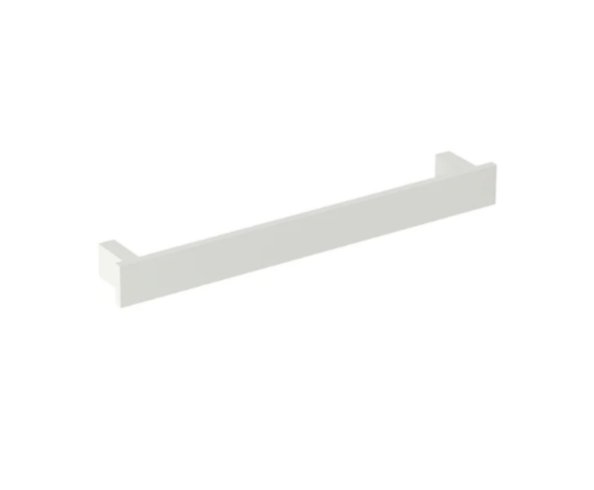 SQUARE SINGLE BARS 500 MATTE WHITE