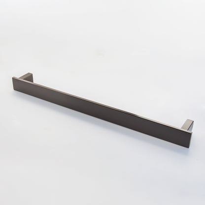 CODE SQUARE SINGLE BARS 850MM BRUSHED STAINLESS