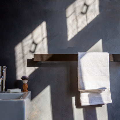 SQUARE SINGLE BAR 650 BRUSHED COPPER