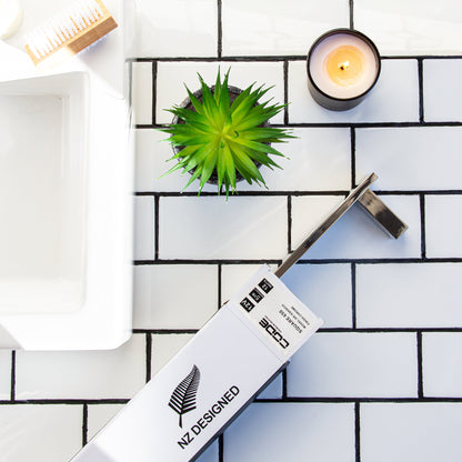 SQUARE SINGLE BAR 650 CHROME