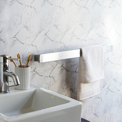 SQUARE SINGLE BAR 650 CHROME