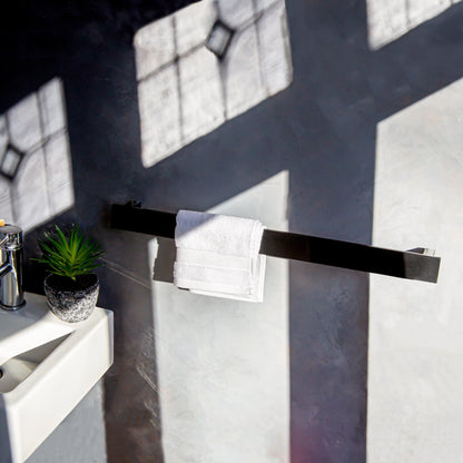 SQUARE SINGLE BAR 650 GUNMETAL