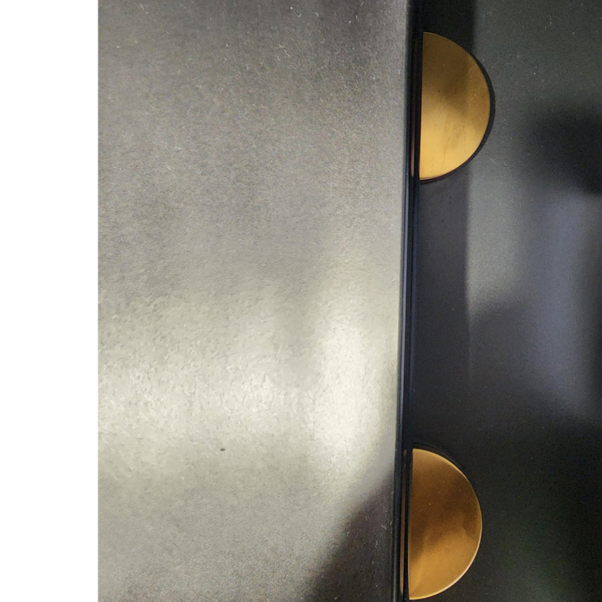 TOILET SEAT HINGE COVERS BRUSHED BRASS